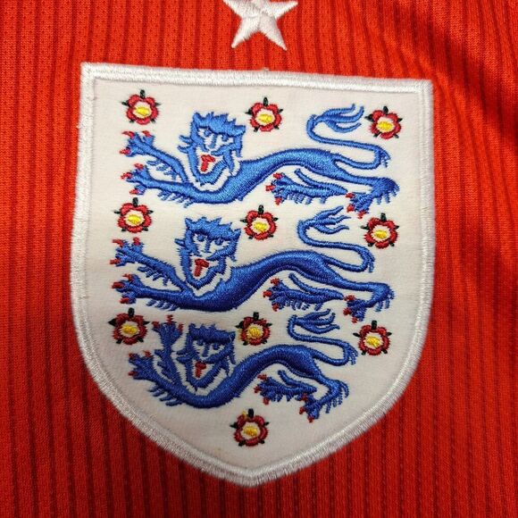 Nike Authentic England Football Soccer Jersey Men L Sterling #19 Red 2014 New - Picture 7 of 16